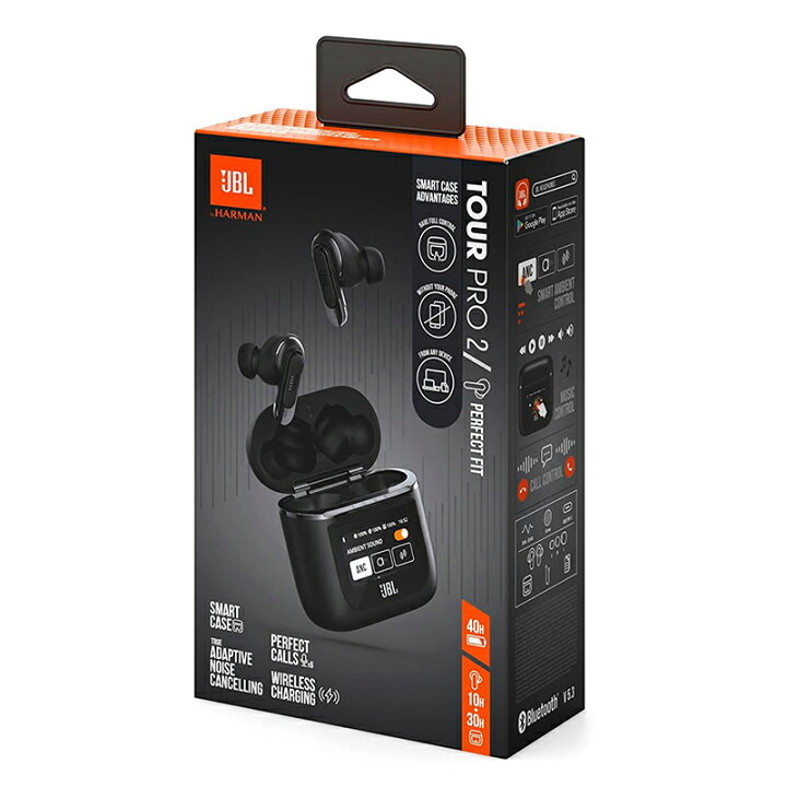 楽天市場】JBL TOUR PRO 2 BLK 完全ワイヤレス Bluetoothイヤホン  