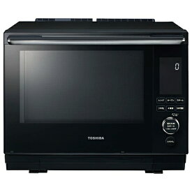 TOSHIBA 東芝 電子レンジ 30L 過熱水蒸気オーブンレンジ 石窯ドーム グランブラック ER-D3000A-K 2段調理 高温300℃石窯ドーム 調理家電 キッチン家電