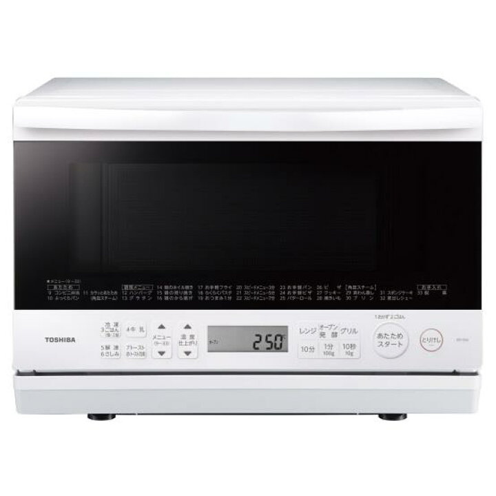 楽天市場】東芝 オーブンレンジ 石窯ドーム 角皿式スチーム 23L ER-Y60 