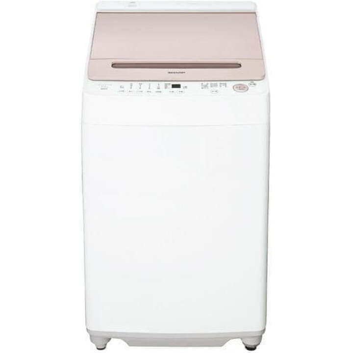 楽天市場】シャープ(SHARP) 全自動洗濯機 洗濯7kg ES-GV7H-P 穴なし槽 