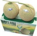 【プレミアムタイムセール】天下一品！静岡産【温室マスクメロン】2玉（約1.0-1.2kg）×2