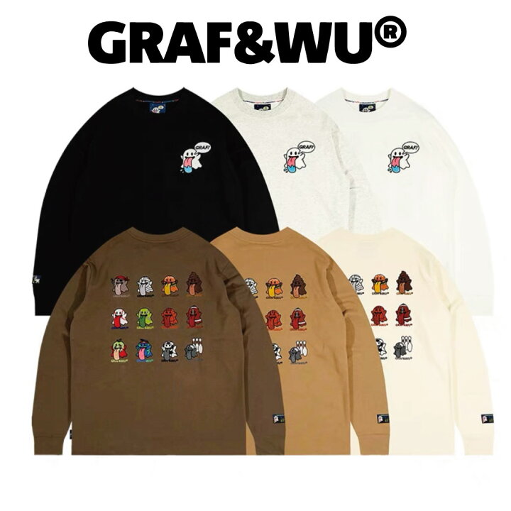 楽天市場】GRAF&WU グラフアンドウー ロゴキャラクター ロンT 長袖T 