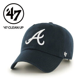 47 (フォーティセブン) ブレーブスキャップ CLEAN UP (RGW01GWS) ブレーブス（アトランタ） メンズ レディース 帽子 クリーンナップ ストラップバック ストリート ベースボールキャップ アウトドア カジュアル スケボー 送料無料