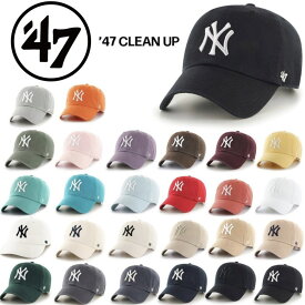 47 (フォーティセブン) ヤンキース キャップ CLEAN UP (RGW17GWS-1) NY ニューヨーク メンズ レディース 帽子 クリーンナップ ストラップバック ストリート ベースボールキャップ アウトドア カジュアル 送料無料