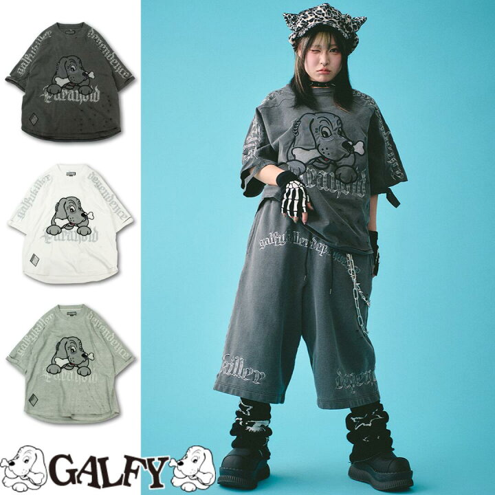 楽天市場】GALFY 病みに染まりしTシャツ 142021 あす楽対応 送料無料 
