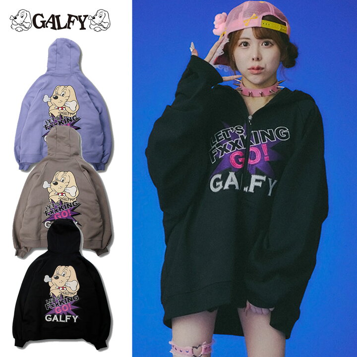 楽天市場】GALFY ガルフィー LFG!! ジップパーカー あす楽対応 送料 