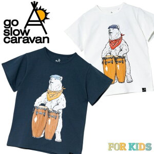 go slow caravan �S�[�X���[�L�����o��KIDS USA/C �R���K�N�} TEE (KIDS) �����y�Ή� �������� ���� �A�E�g�h�A �L�����v �L�b�Y ���� �l�R �L
