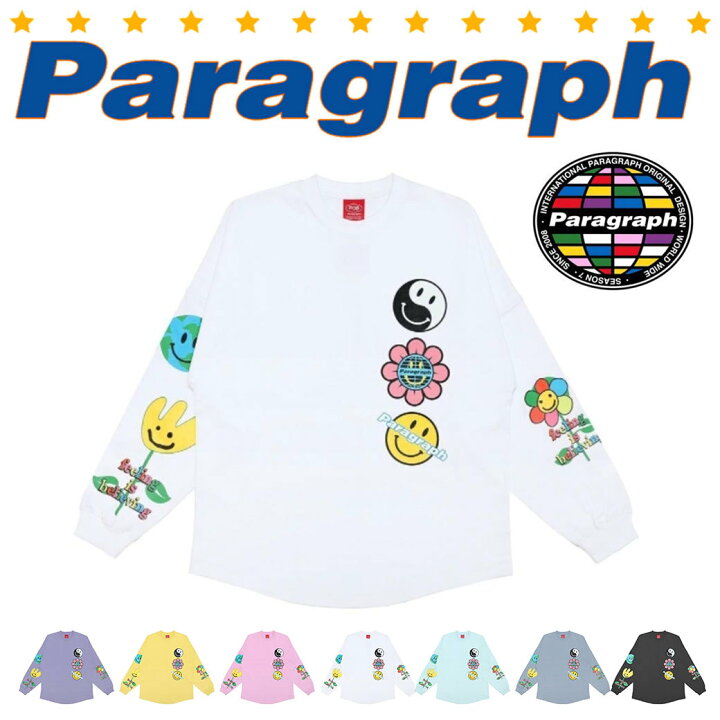 楽天市場】Paragraph パラグラフ ロングスリーブTシャツ Flower smile 