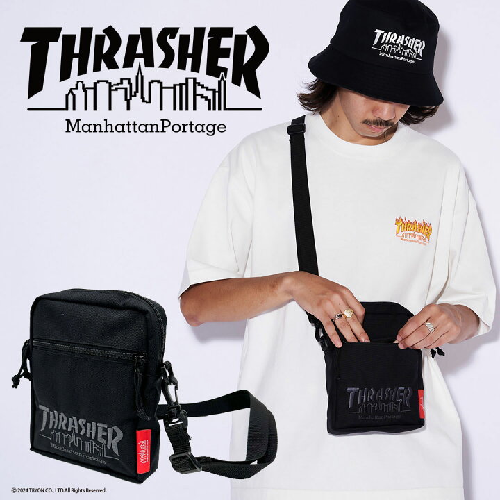 楽天市場】THRASHER × Manhattan Portage スラッシャー マンハッタン 