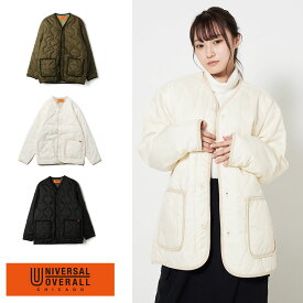 【10％OFFクーポン配布中】 UNIVERSAL OVERALL ユニバーサルオーバーオール キルティングジャケット QUILT JACKET U2133522 レディース メンズ ユニセックス アウター ジャケット 防寒 秋冬 20代 30代 40代 通勤 通学