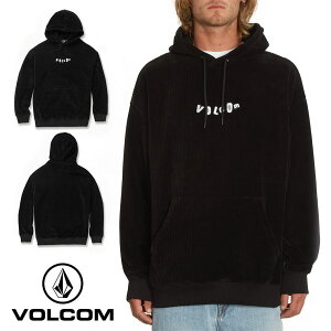 VOLCOM �{���R�� NEW EDEN PULLOVER HOODIE - BLACK (A4132201) �������� 20�� 30�� 40�� �X�E�F�b�g �p�[�J�[ �R�[�f�����C �H�~ ���S ���� �h�J