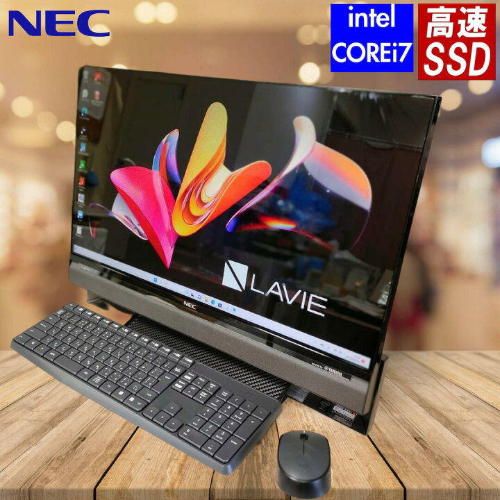 楽天市場】地デジ BS 視聴 23.8 in NEC ラビ LAVIE DA770 黒 TV 
