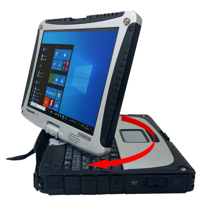 中古良品 タッチパネル搭載 10.4型 松下 Panasonic タフブック ノート 