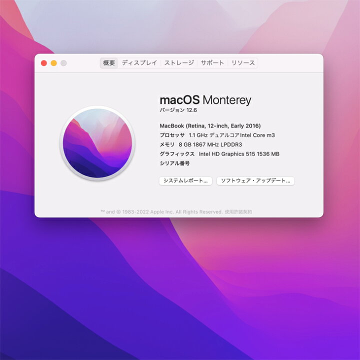 楽天市場】【中古】Apple MacBook MMGL2J/A A1534 Early 2016 選べるOS 