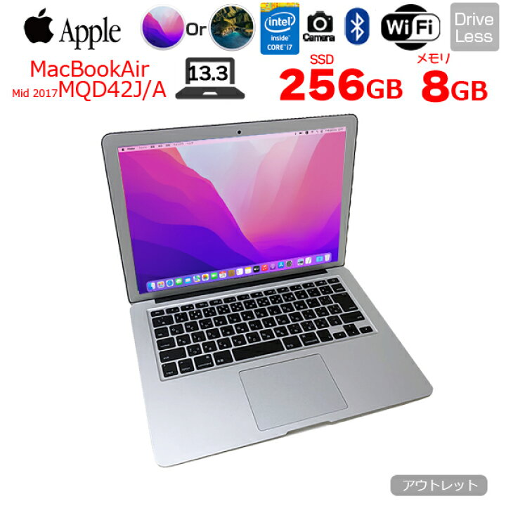 楽天市場】【新品バッテリに交換済】【中古】Apple MacBook Air 13.3 