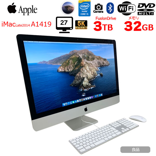 楽天市場】【中古】Apple iMac MF886J/A Late 2014 A1419 第4世代