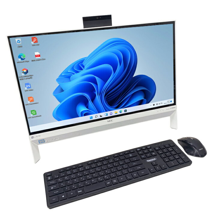 楽天市場】【中古】NEC LAVIE Desk PC-DA700KAW 中古 一体型デスク 地 