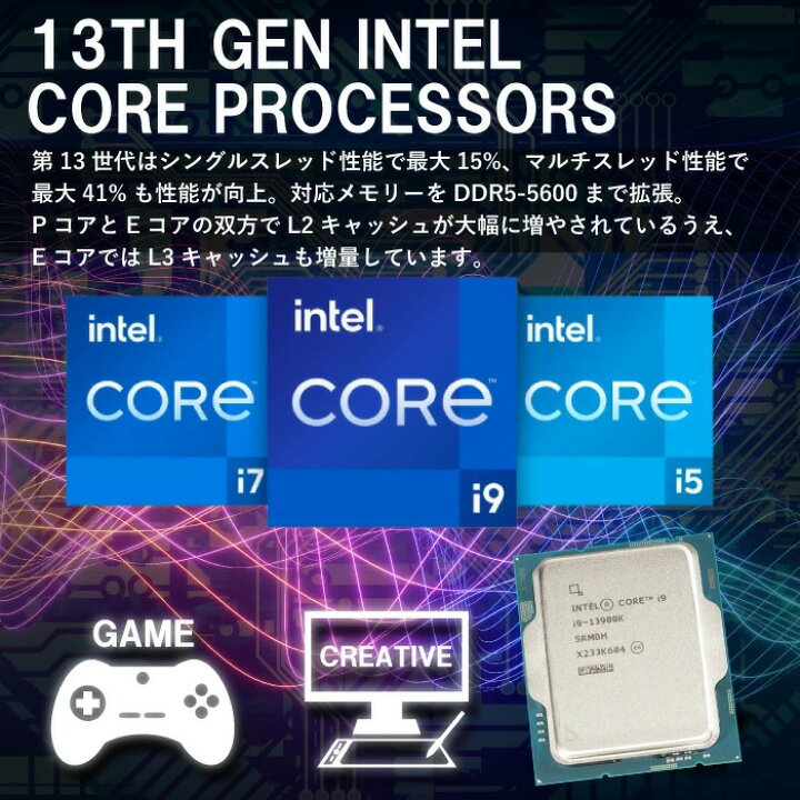 楽天市場】ゲーミングPC ブラック メッシュ GeForce RTX4060 第13世代 