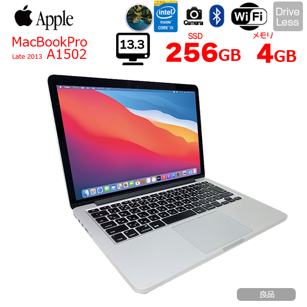 楽天市場】【新品バッテリに交換済】Apple MacBook Pro 13.3inch