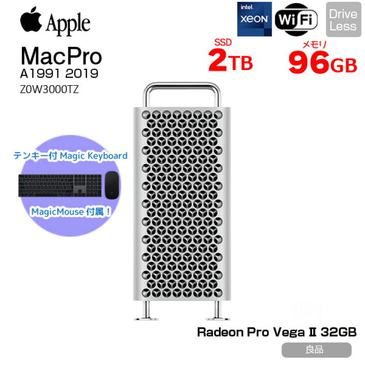 楽天市場】【中古】Apple Mac Pro Z0W3 A1991 2019 Radeon Pro Vega II 