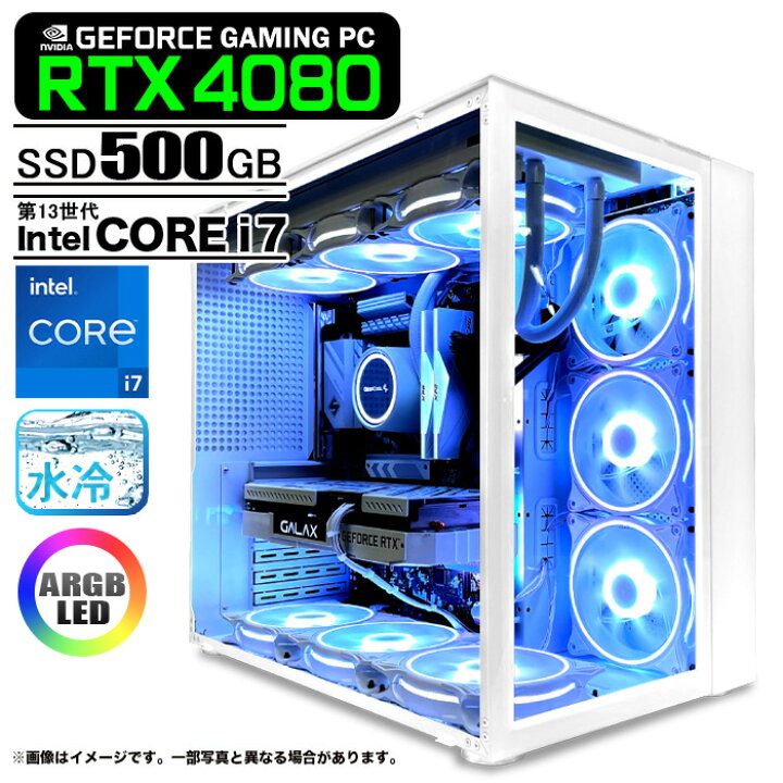 楽天市場】ゲーミングPC 白色海景房 HJF-ATX（WH）水冷 GeForce 