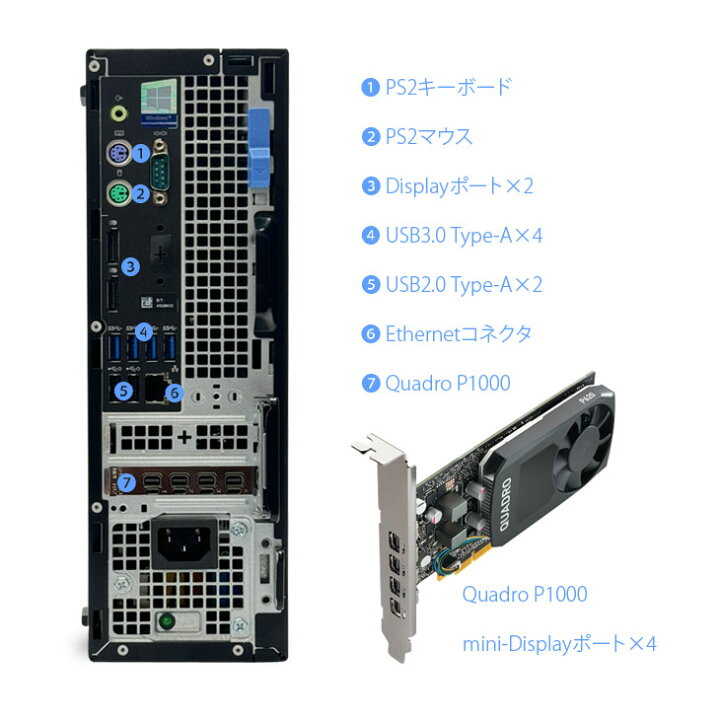 楽天市場】DELL Precision T3431SFF クリエーター NVIDIA Quadro P1000 