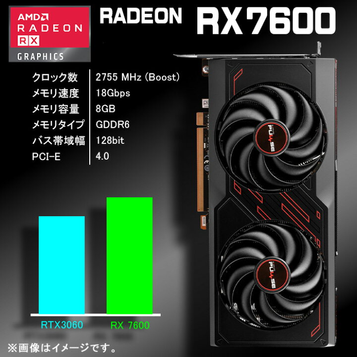 楽天市場】ゲーミングPC デスクトップパソコン GP-V3 ブラック 