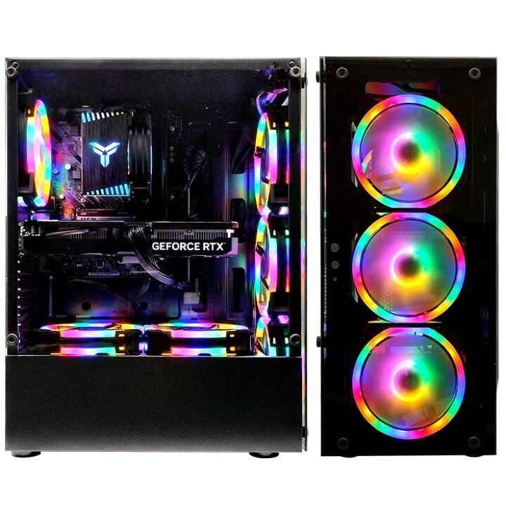 楽天市場】ゲーミングPC デスクトップパソコン ブラック GeForce 