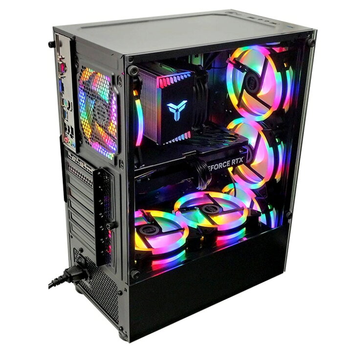 楽天市場】ゲーミングPC デスクトップパソコン ブラック GeForce 