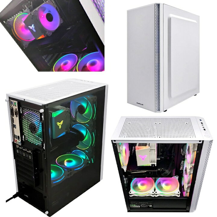 楽天市場】ゲーミングPC デスクトップパソコン ホワイト プレーン 