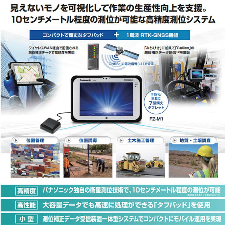 楽天市場】【中古タブレット】Panasonic TOUGHPAD タフパッド FZ 