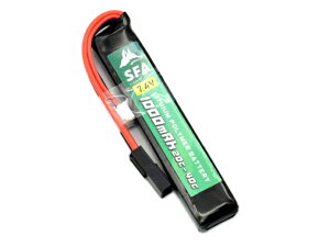 �y�V�i�z[SFA] LiPo�o�b�e���[ 7.4V 1000mAh 20C-40C Green���C�� �X�e�B�b�N �i�V���[�g�X�����j �~�j�R�l�N�^ SA-B036M