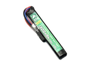 �y�V�i�z[SFA] LiPo�o�b�e���[ 7.4V 1300mAh 20C-40C Green���C�� �X�e�B�b�N �i�X�����j �~�j�R�l�N�^ SA-B038M