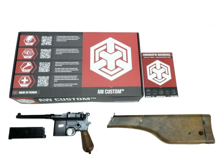 楽天市場】【新品】[WE_ARMORER WORKS] モーゼル M712 ABS ガスブロー 