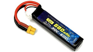 �y�V�i ��񂲑Ή��z[SFA] LiPo�o�b�e���[ 7.4V680mAh 30C-60C �E���g���V���[�g�X�����o�b�e���[ XT30�R�l�N�^�[ SA-B050XT30