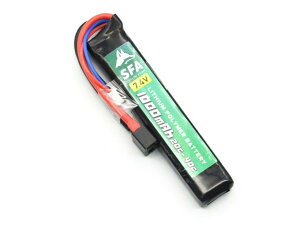 �y�V�i�z[SFA] LiPo�o�b�e���[ 7.4V 1000mAh 20C-40C Green���C�� �X�e�B�b�N �i�V���[�g�X�����j T�^�R�l�N�^ SA-B036T