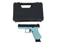 【中古 カスタムあり】[KJ_BARNS Custom Works] グロック G19 ティファニーブルー ガスブローバックガン …