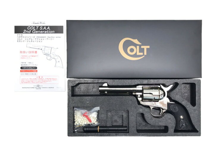 楽天市場】【新品】[タナカワークス] コルト SAA 2nd Gen. 4-3_4インチ 