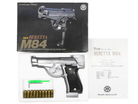 [マルシン] ベレッタ M84 ステンレスフィニッシュ 発火モデルガン/[中古] ランクB/欠品なし 箱に傷みあり/モデルガン