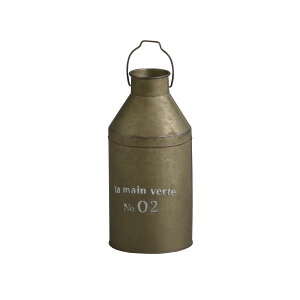 ポット 植木鉢 ガーデニング アビテ Habiter グランディール ミルクポット L ブラウン MW-907-AA 4538996586971