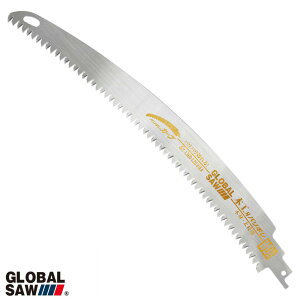 モトユキ GLOBAL SAW グローバルソー バリギレ セーバーソーブレード 木工用 WD-300C 全長 300mm 2枚入 カーブ形状 1.25 mm厚刃 粗目6山 パワフル ザクザク切断 枝切り 伐採時 生木切断 解体時 木材切