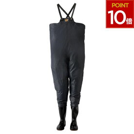 ロゴス logos 産業用 作業着 漁師 水産 水産業 市場 漁業 おしゃれ 渓流 水族館 日本製 土木 クレモナ水産 胴付き長靴 鉄紺 26.0cm 4981325000547 10068260