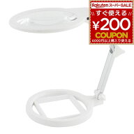 ルーペ LEDライト LEDアームスタンドルーペ 2倍 大型レンズ FLS-024 BIGMAN ビッグマン 4962308008323