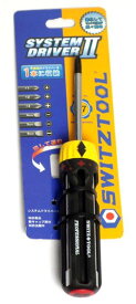 ドライバー スイスツール switz tool システムドライバー システムドライバー2 ドライバー ビット 6種類 セット プラスドライバー マイナスドライバー プラス・マイナスセット +#3 +#2 +#1 -6mm -5mm -4mm イエロー SD2-07 4511372151079