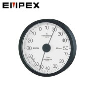 エンペックス EMPEX 温度計 湿度計 気象計 温湿度計 TM-6202 エクストラ温・湿度計 壁掛用 壁掛け ブラッ…