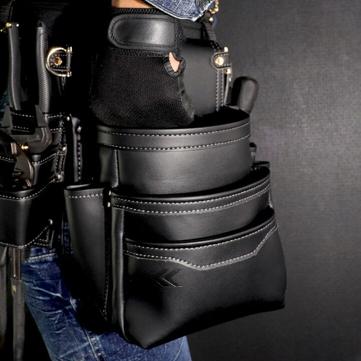 楽天市場】腰袋 ツールポーチ Light PU Leather シリーズ 腰袋3段 腰 