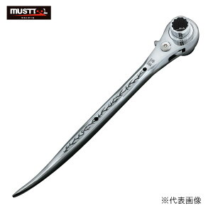 イチネンアクセス マストツール MASTTOOL ラチェットレンチ 19/24 曲がり ボルト ナット 着脱 ナット外し 締め付け RW-1924CD 4976463128628