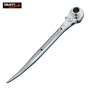 イチネンアクセス マストツール MASTTOOL ラチェットレンチ 17/21 曲がり ボルト ナット 着脱 ナット外し 締め付け RW-1721C 4976463128680