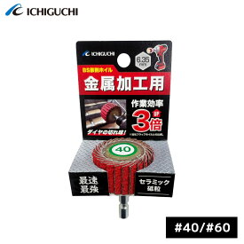 イチグチ ICHIGUCHI BS豪削ホイル 金属加工用 金属加工 #40 #60 70741 4951989707410 70742 4951989707427