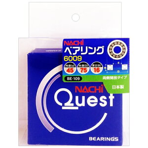 xAO 6009 OP BE-109 a45mm Oa75mm i` NACHI sz { a45×Oa75×16  J^Cv 4962308003489 BIGMAN rbO}